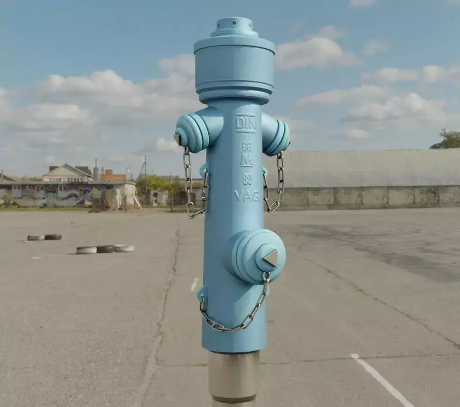  Fire Hydrant VAG Version -2- Low-Poly Version Low-poly 3D model