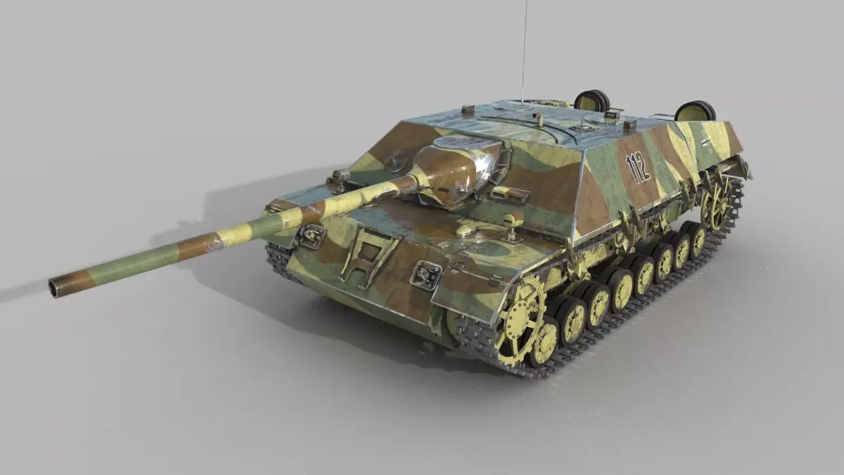 Jagdpanzer IV L70 Low-poly 3D model purchase