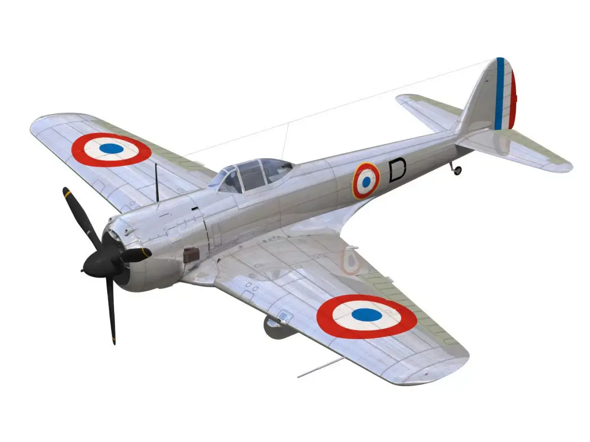 Ki43 Hayabusa type2-Otsu oscar 3D model purchase
