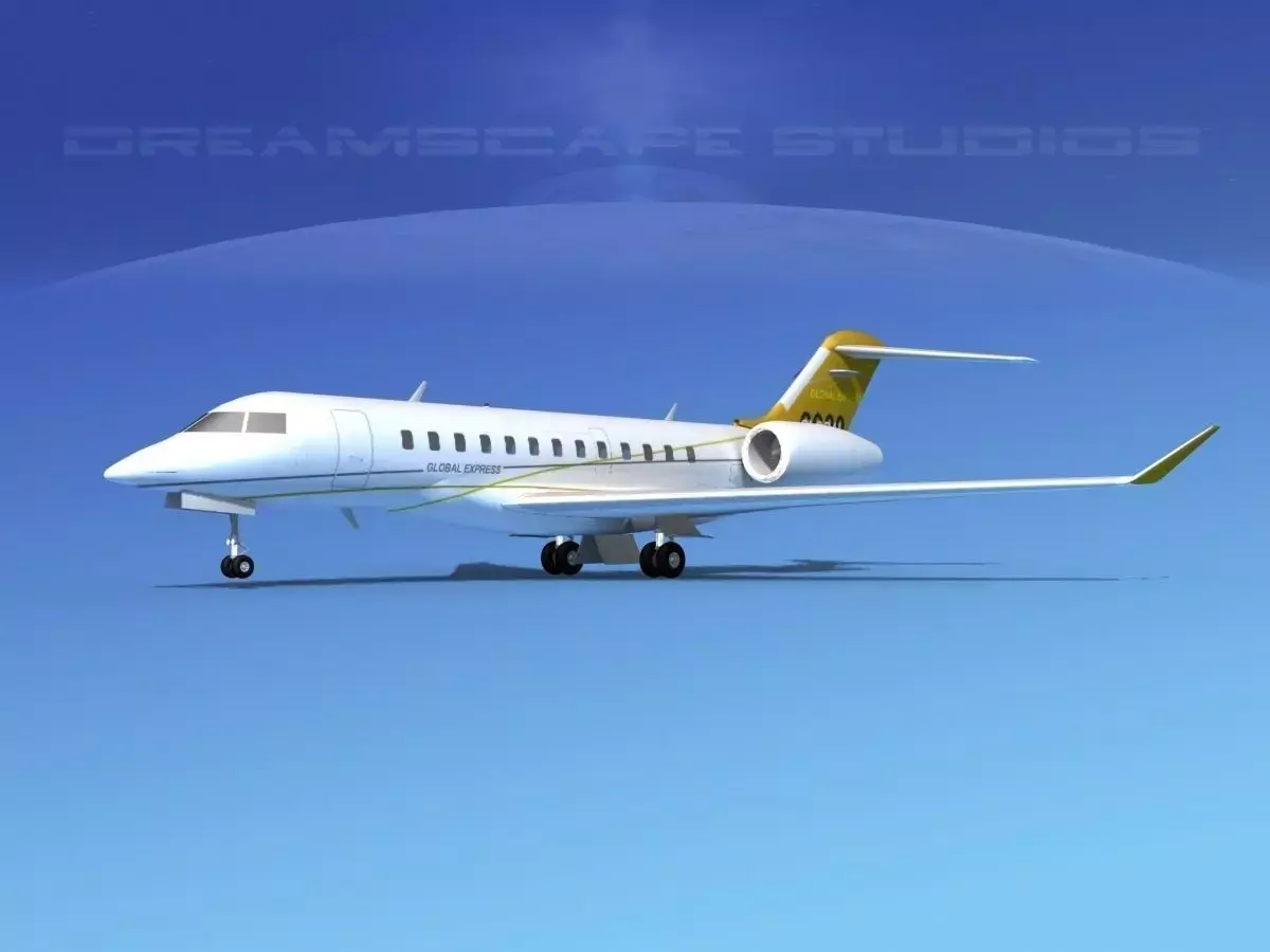 Global Express 6000 V01 3D model