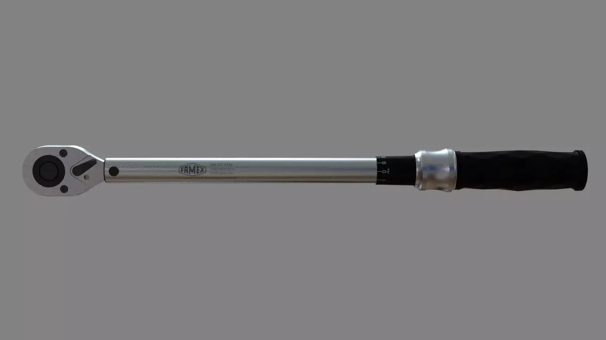 Torque wrench 3D model