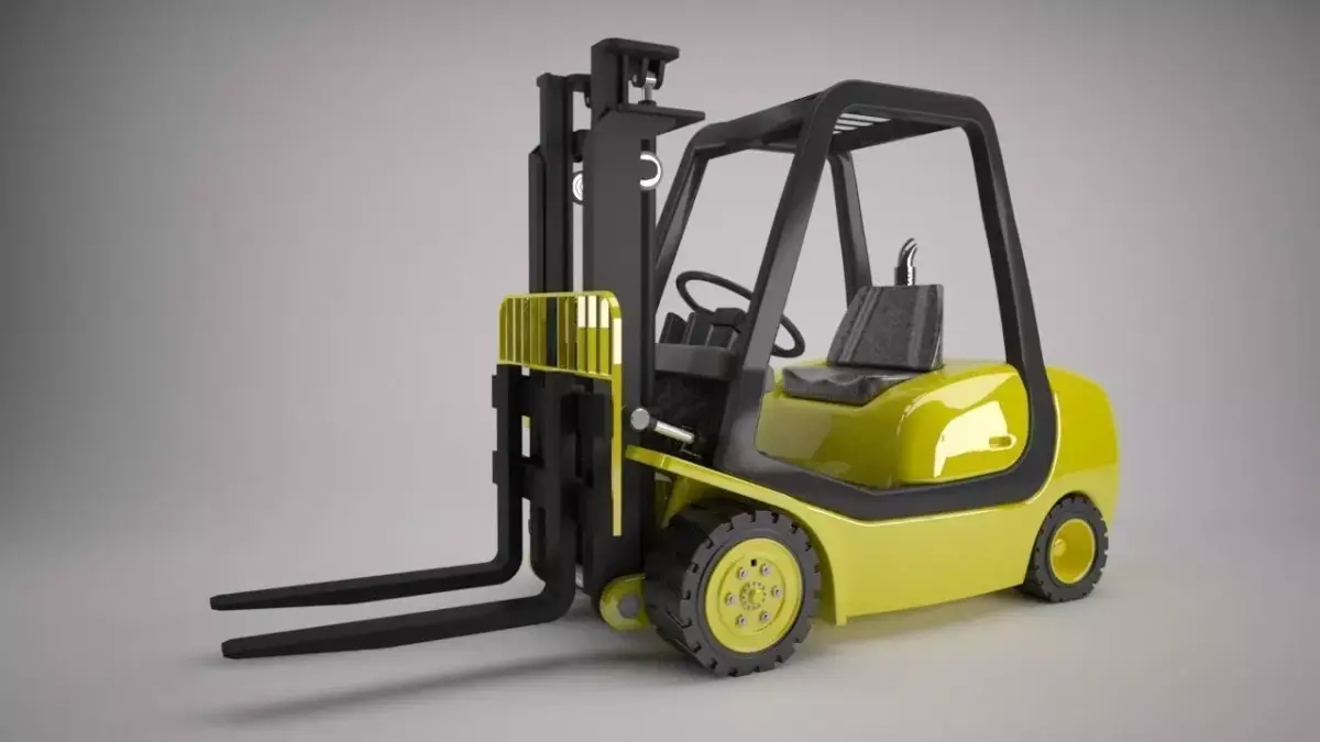 Forklift Truck Model 3D model