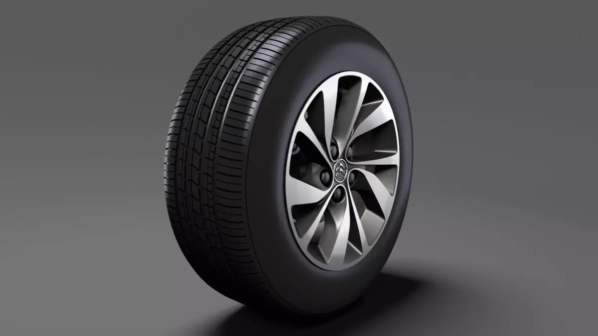 Citroen SpaceTourer 2017 wheel 3D model