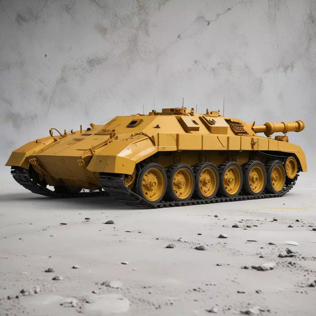 Desert Armored Tank Destroyer  3D print model purchase