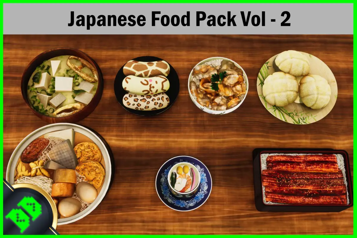 Japanese Food Vol - 2 Low-poly 3D model