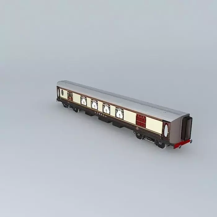 Eco Rail Track PullMan Dummy Old Steam Days Free 3D model
