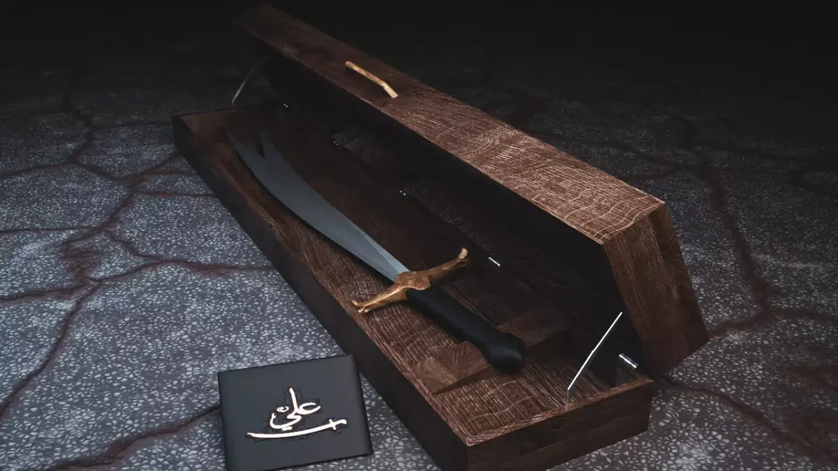 The Sword of Hazrat Ali  The Zulfikar 3D Model  blender file 3D model