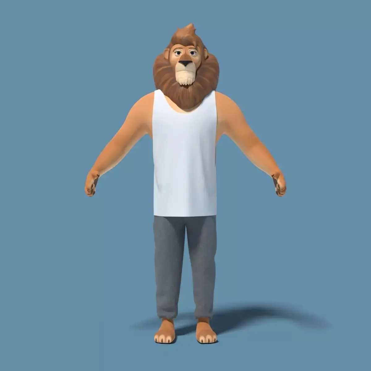 Sam the Lion 3D model