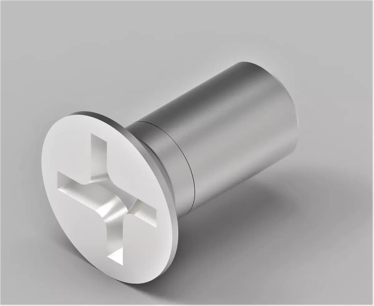 NAS1153-2 Screw used in aerospace industry 3D print model