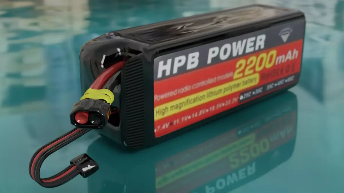 LIPO FPV  DRONE BATTERY 3D model