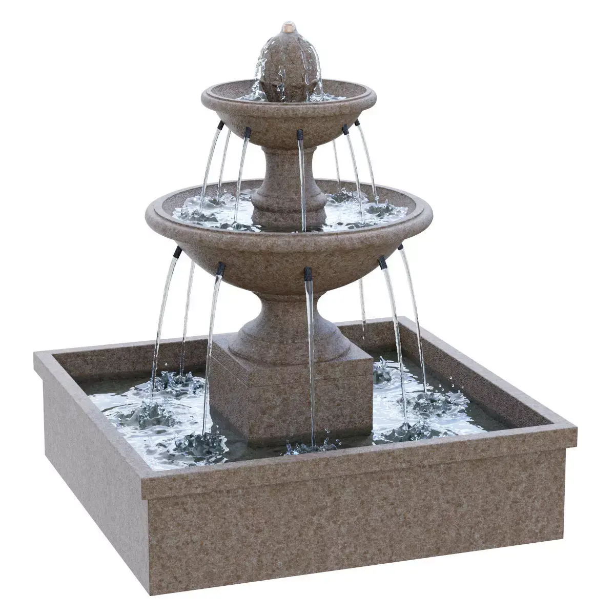 Campania - La Mirande Fountain 3D model