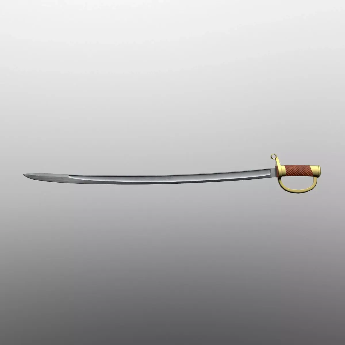 Saber Low-poly 3D model