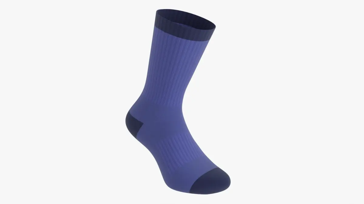 Sport sock long 3D model