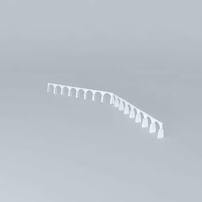 Arcos de San Anton or Aqueduct Plasencia Free 3D model