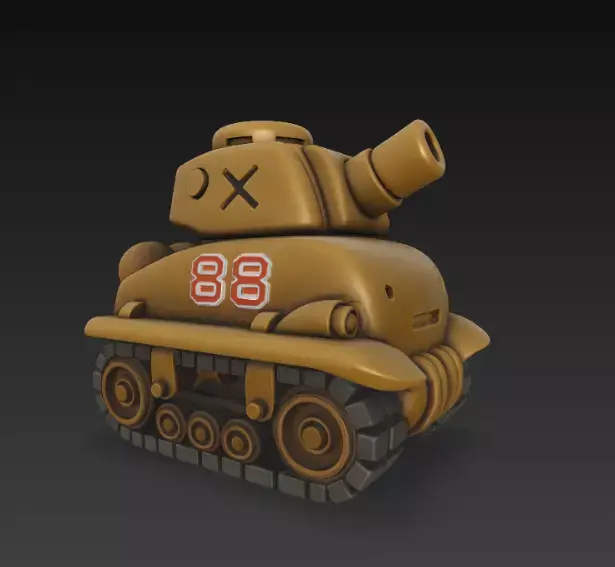 Metal Slug Tank 05 3D print model