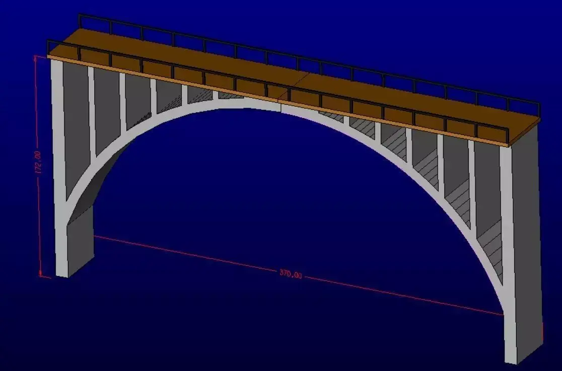 H0 bridge  3D print model