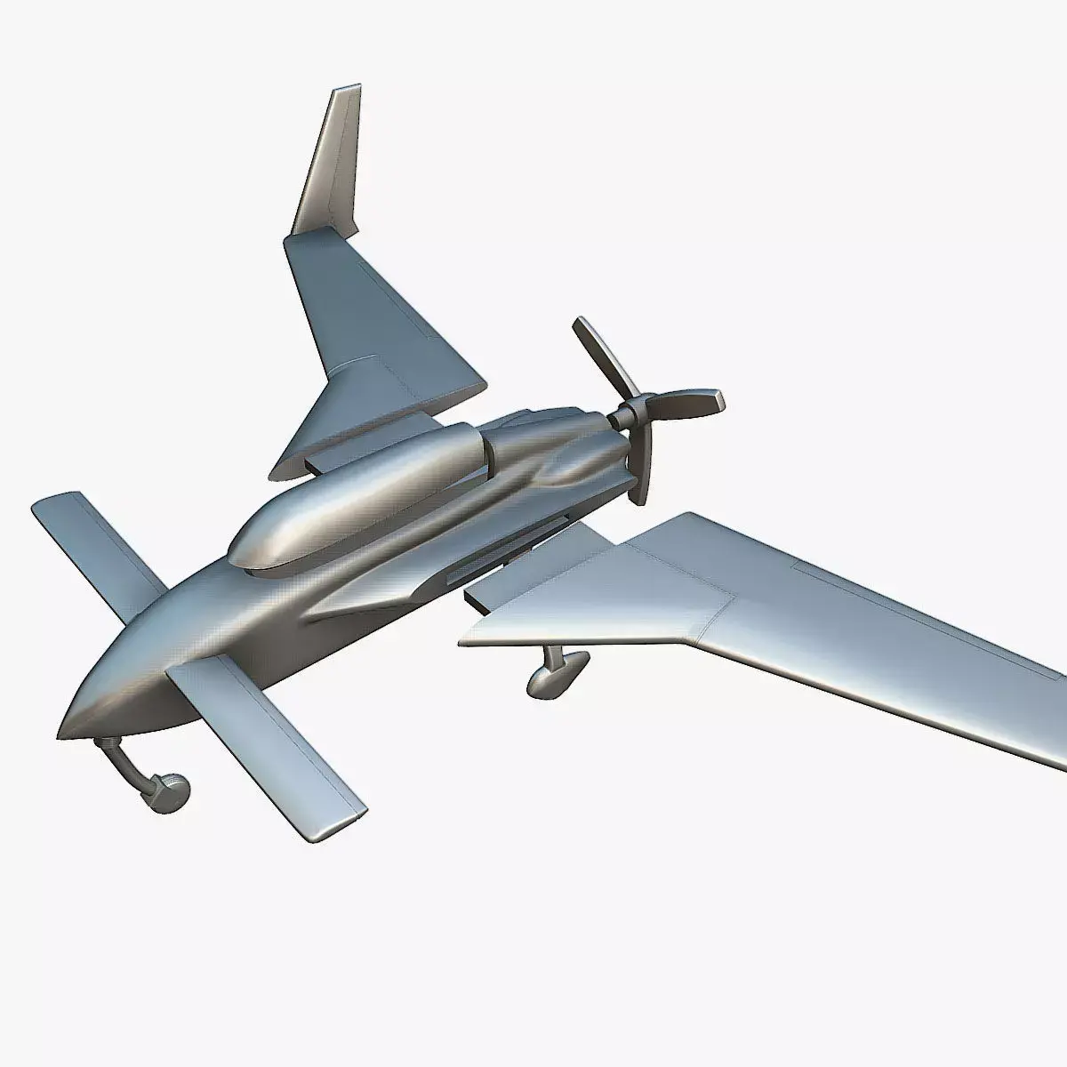 Rutan Model 61 Long-EZ - 3D Printable Model 3D print model
