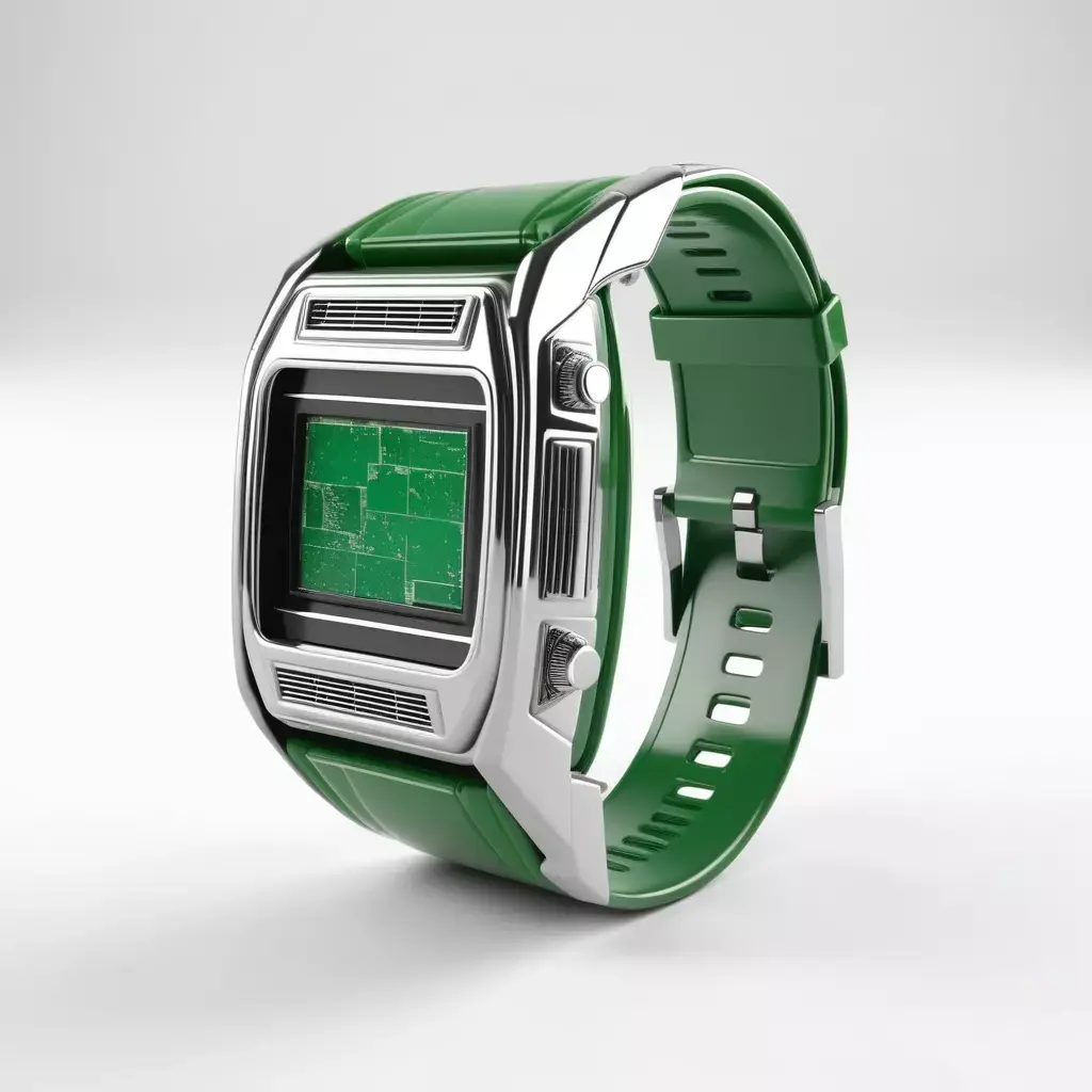 Retro SciFi Smartwatch 3D model