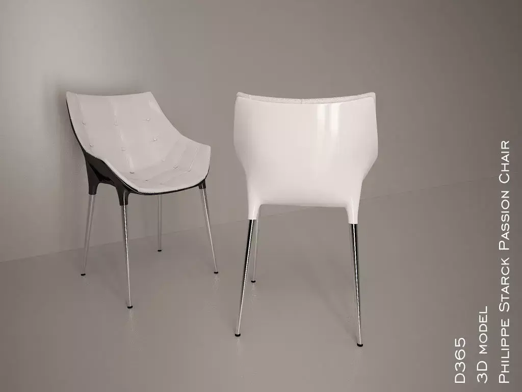 3d model passion chair philippe starck 3D model