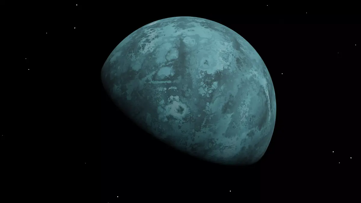 Sci-Fi Customizable procedural Planet Low-poly 3D model