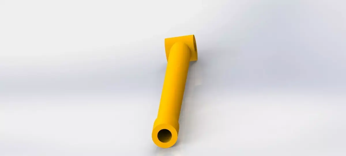 cylinder pipe 3D model