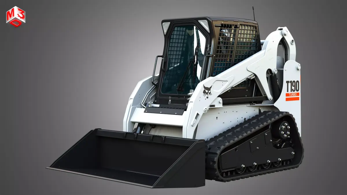 T190 Compact Track Loader - Bucket 3D model