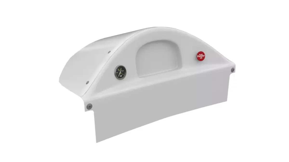 Racepak Dragster fiber dash Low-poly 3D model