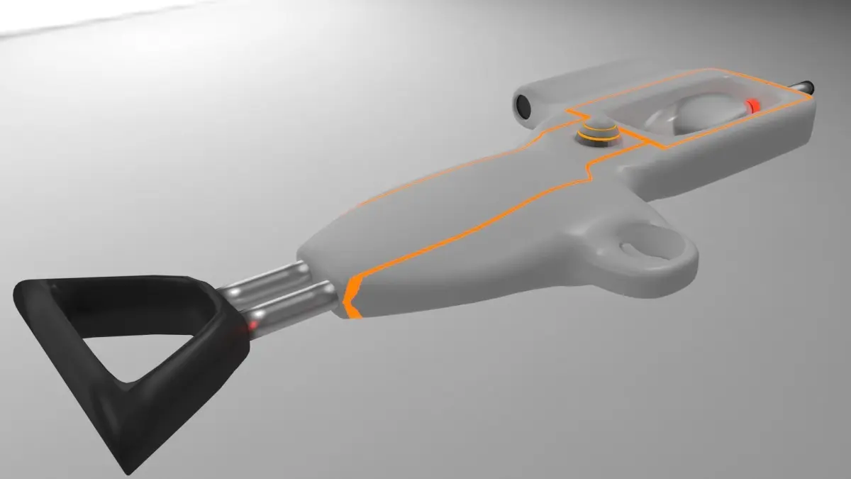 Plasma Rifle Free low-poly 3D model