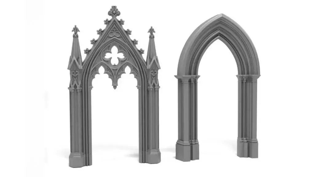 Gothic arches 3D print model