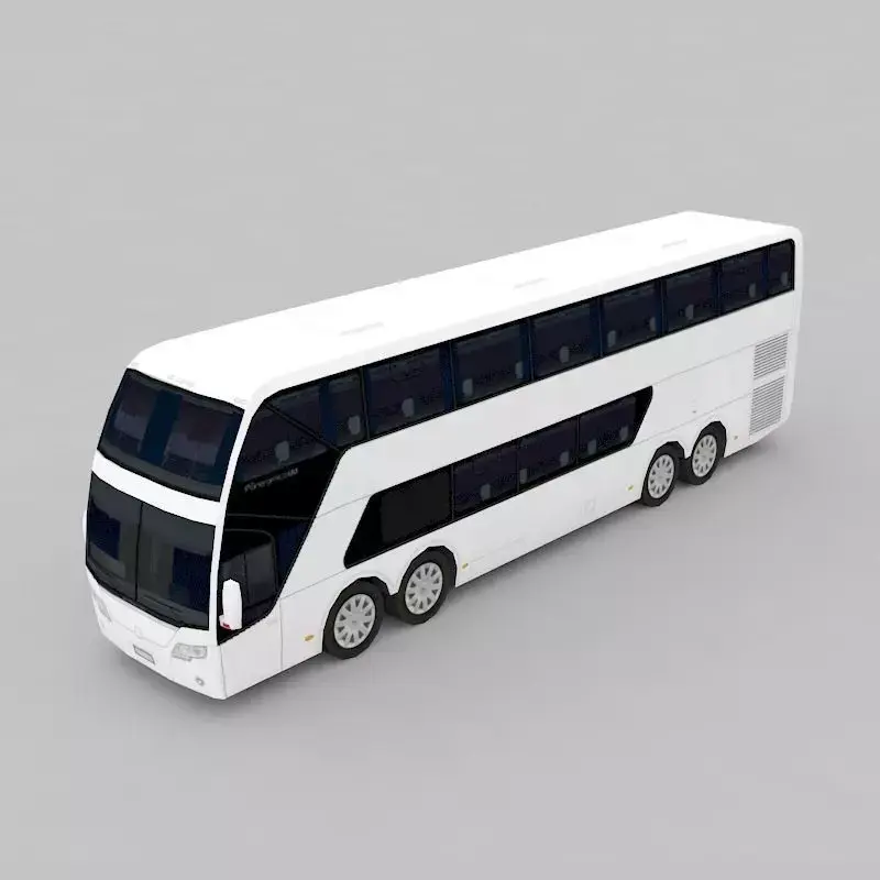 autobus bus Low-poly 3D model
