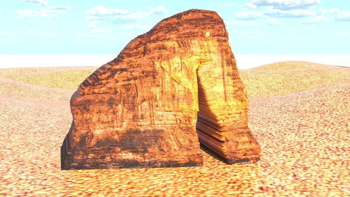 Elephant Rock 3D model