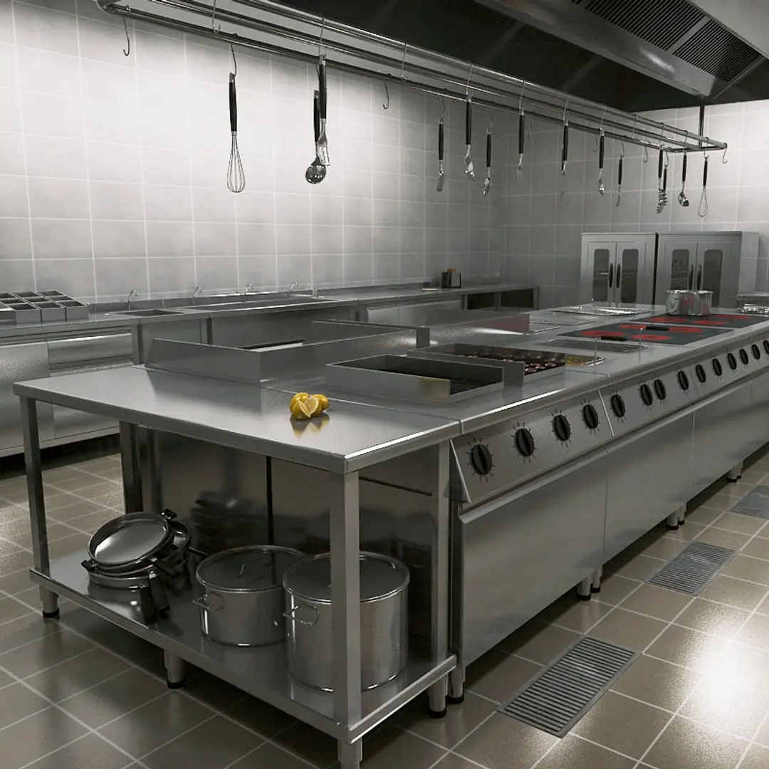 Commercial Kitchen  purchase 3D model
