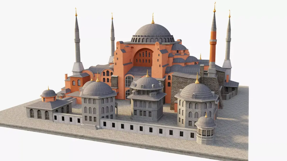 Hagia Sophia 3D model