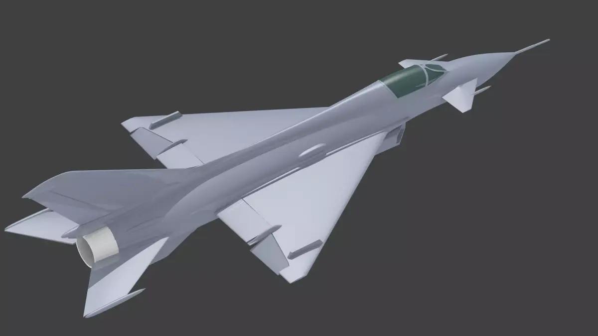 Mikoyan-Gurevich Ye-8  mig-23 3D print model