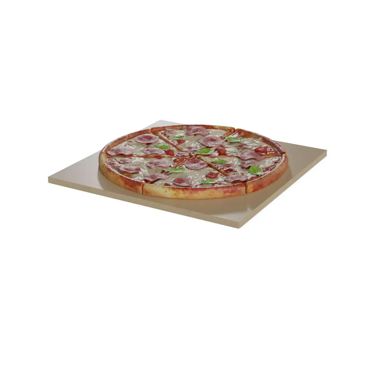 Pasties dumplings and pizzas Meat Feast Pizza 3D model shop