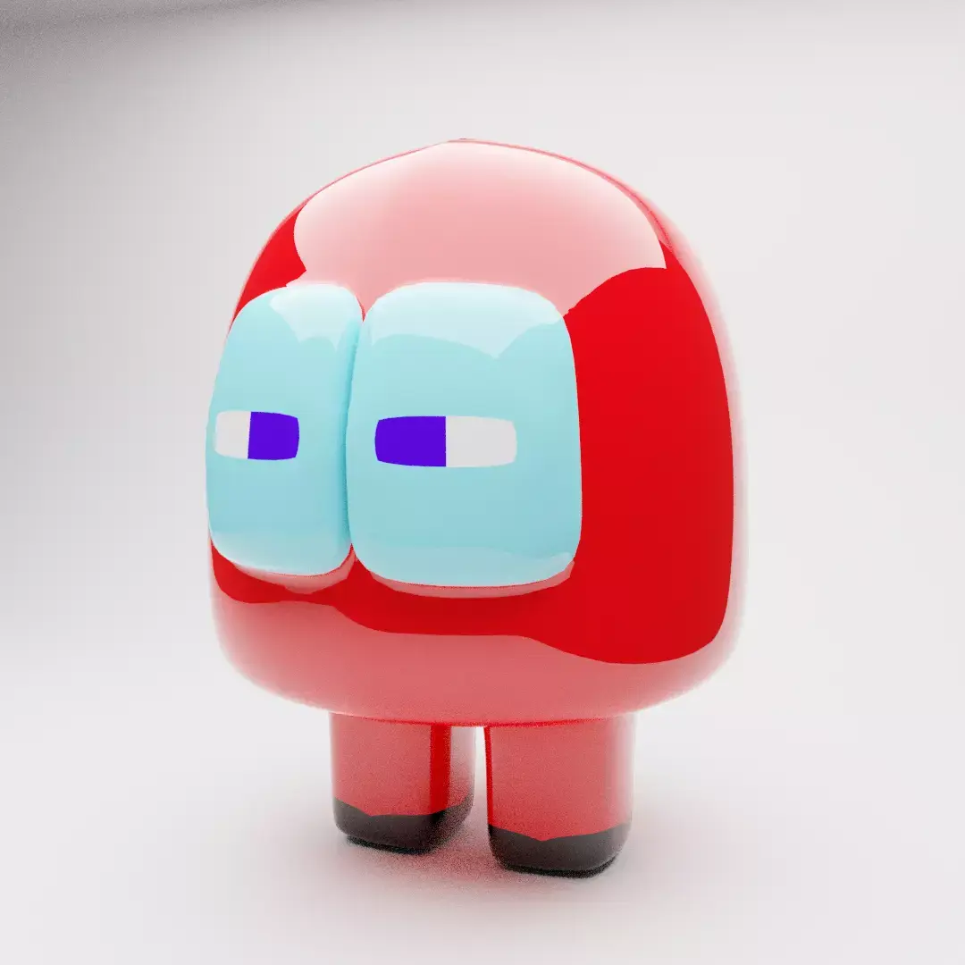 Among Us character Low-poly 3D model order