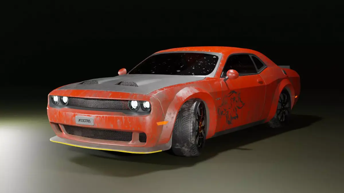Dodge Jailbreaker Car Low-poly 3D model