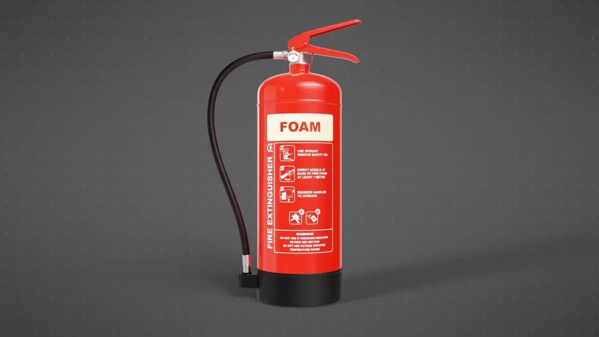 Foam Fire Extinguisher 3D model purchase