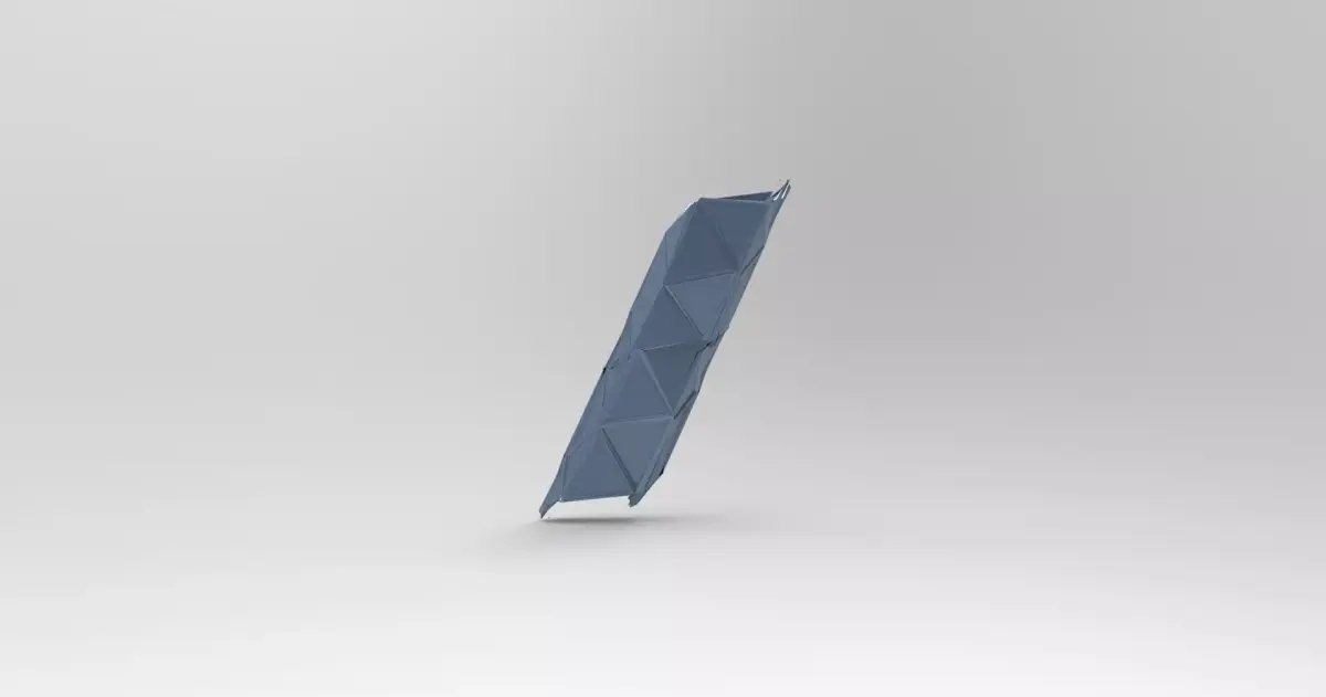 Sci fi Glass pyramid Modern bridge 1  3D model