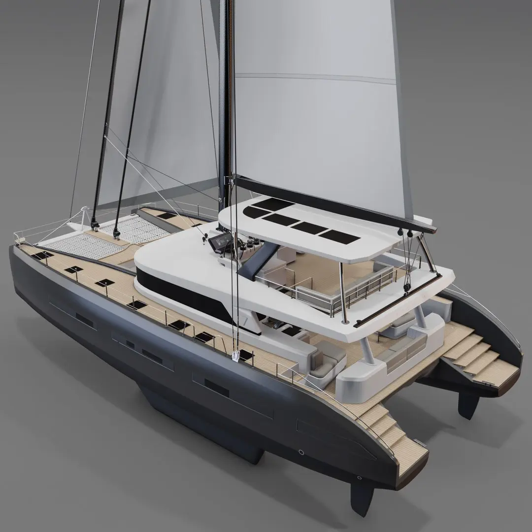 3D Catamaran Lagoon 77 SEVENTY 7 3D model