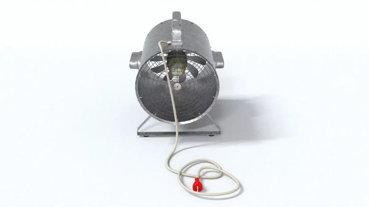 laos Industrial Fan 3D model