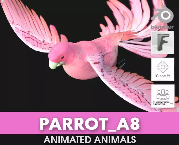 Parrot A8 3D model