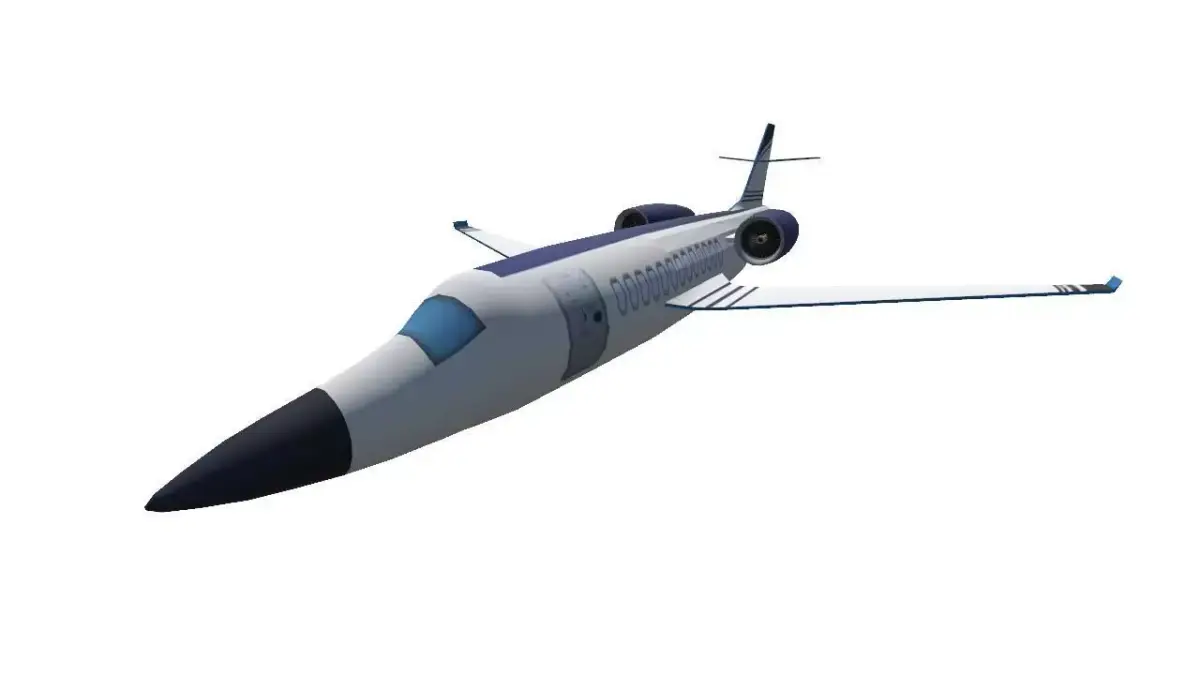 Private Plane Low Poly Low-poly 3D model
