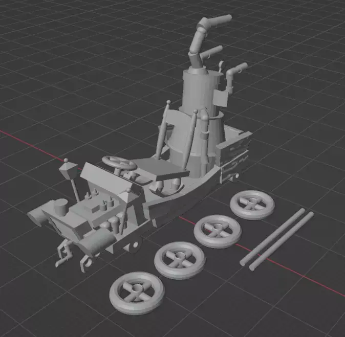 wacky races look like - the arkansas chuggabug 3D print model