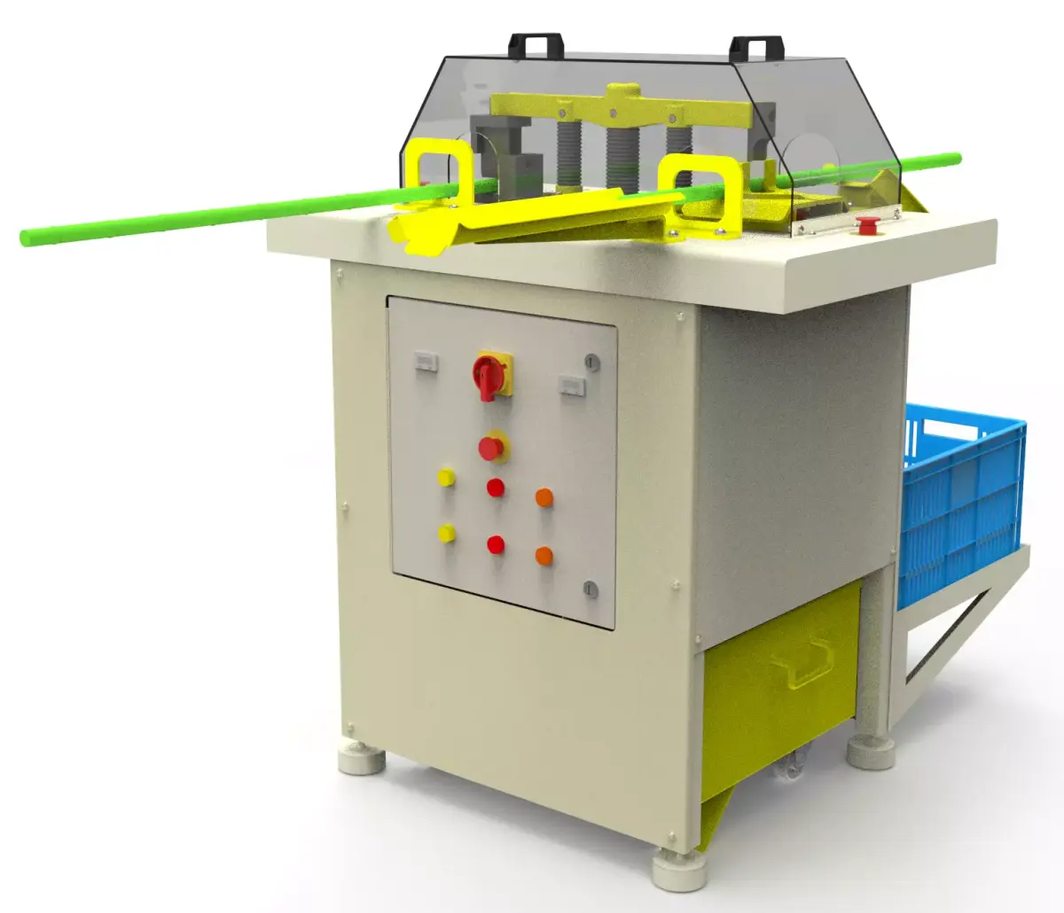 Agricultural Machine - Preparation of Sugarcane Seedlings 3D model