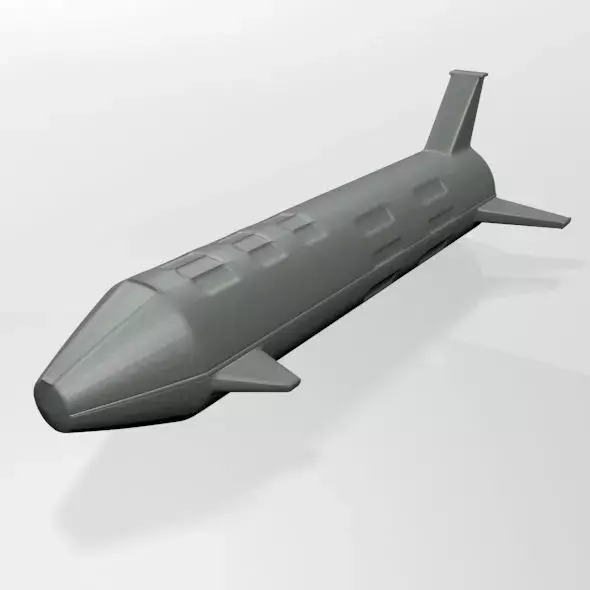 Spaceship 01 3D model get