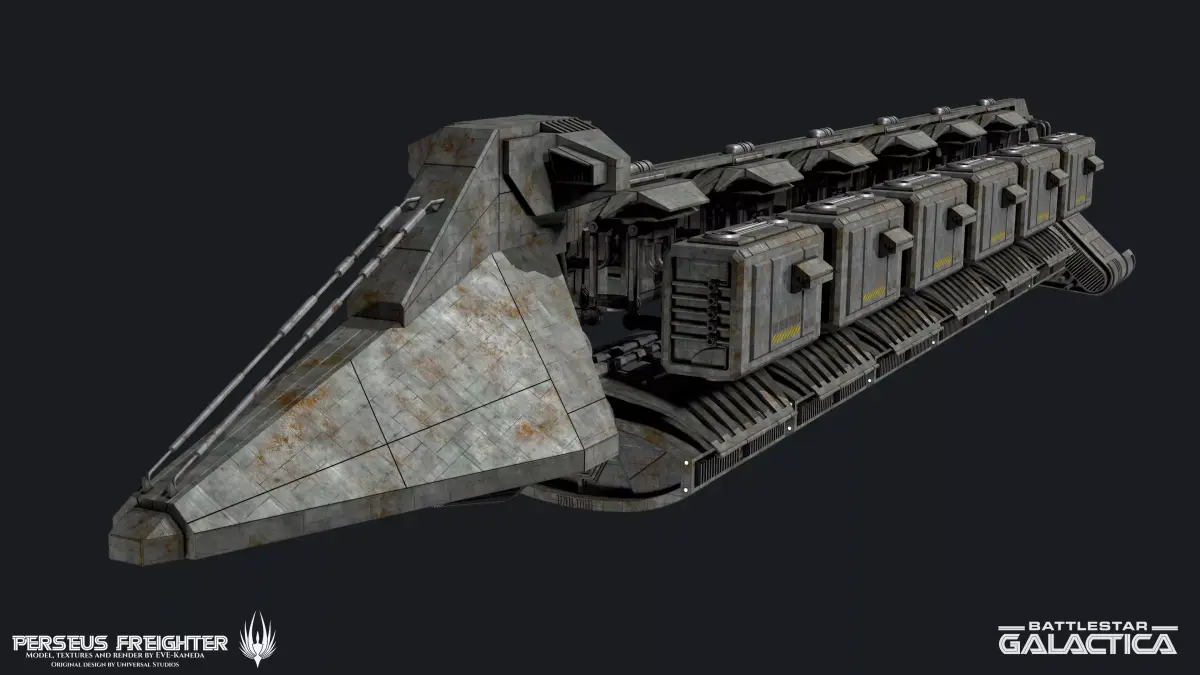 Battlestar Galactica - Perseus Freighter 3D model