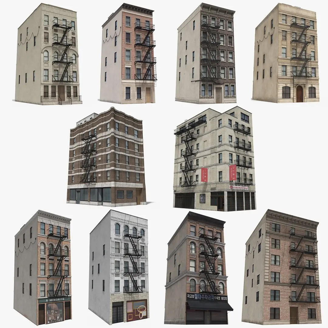 Ten Apartment 8K - PBR Textures 3D model