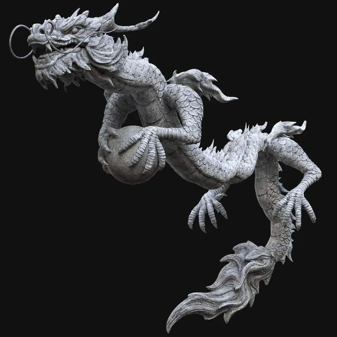 OrientalDragon 3DAnimation  purchase 3D model