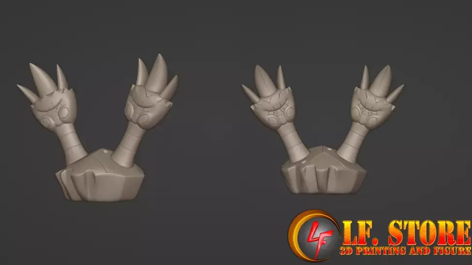 Pokemon Binacle Barbarcle 3D model